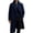 Navy, variant on GrmtClth Men's Double Breasted Overcoat Notched Lapel Long Sleeve Mid‑Long Warm Winter Casual Business Trench Coat with Pockets