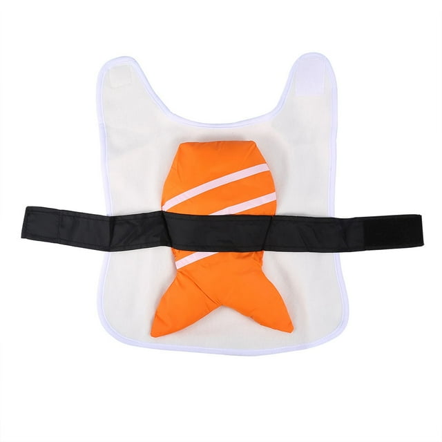 Ropa de fiesta para mascotas NikouMX esmoquin para perros pequeño color Blanco y naranja