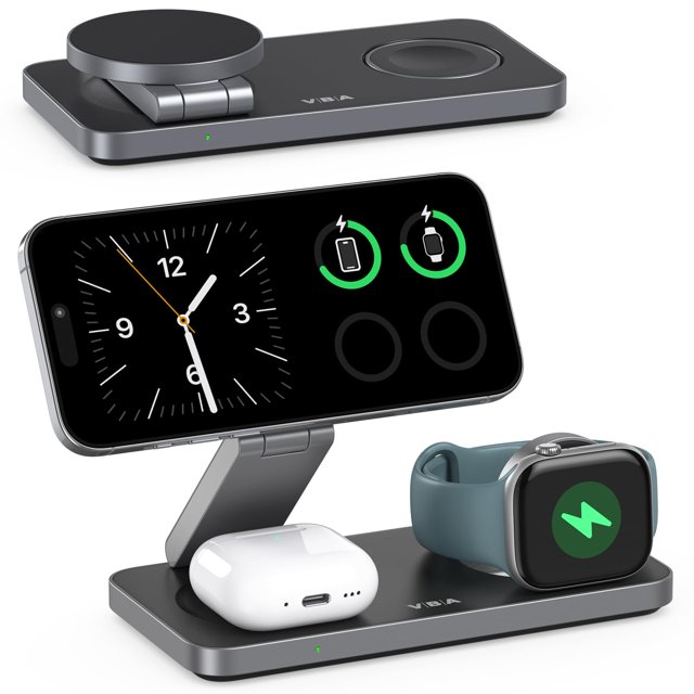 Estación de carga inalámbrica VBA 3 en 1 para dispositivos Apple