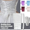 thumbnail image 2 of RUISINERY Bridal Gowns Corset Back Kits with 4Meter Satined Tie Shield Cloth for Wedding Dress Zipper Replacement Dress Laceup Set, 2 of 6