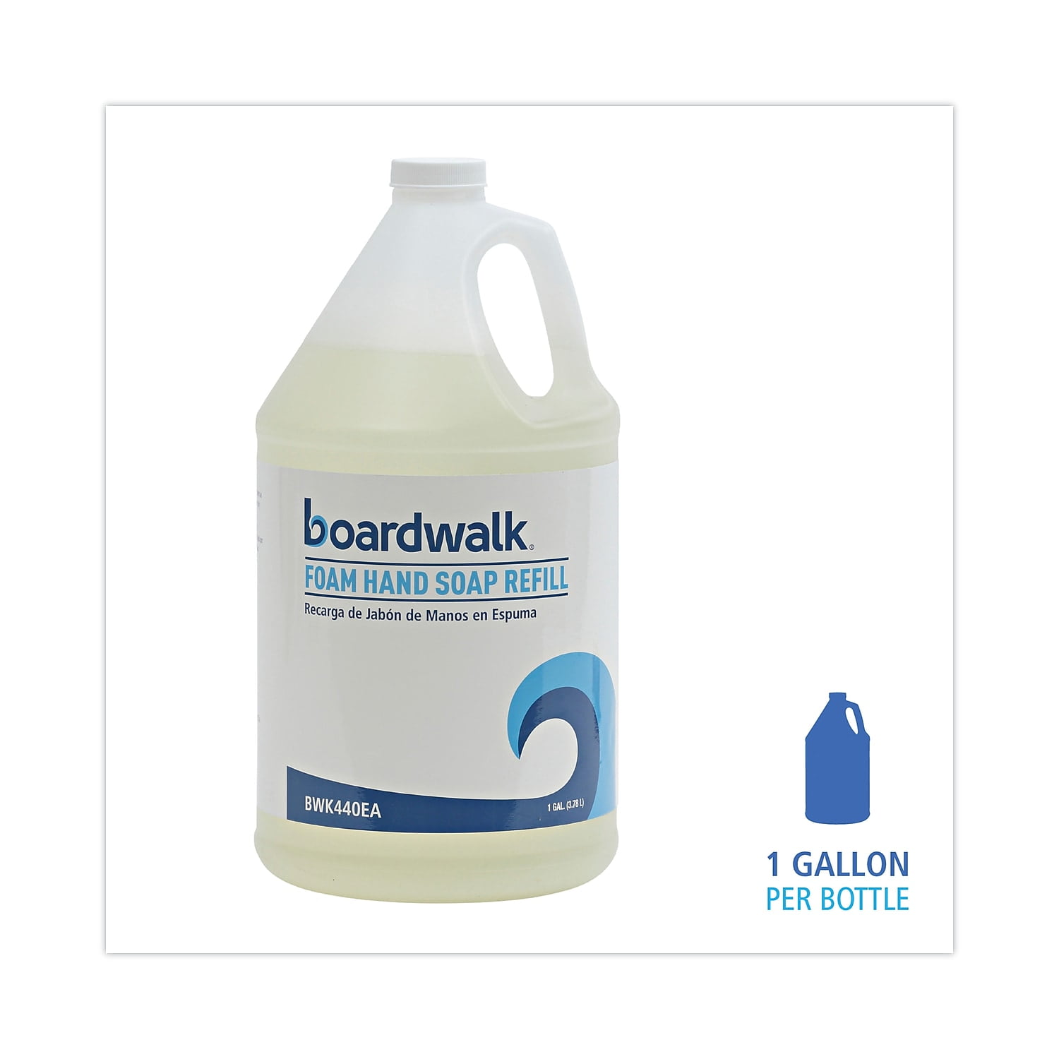 Boardwalk Foaming Hand Soap Honey Almond Scent 1 Gallon Bottle 440EA