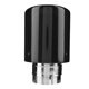 thumbnail image 1 of Tubo de escape de salida única modificado para coche, estilo de fibra de carbono, punta de silenciador, garganta trasera, 63-101mm, 1 of 5