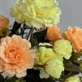 thumbnail image 4 of Peones Flores Artificiales Simuladas Rosa de Seda Y Ramo de Peones 30cm para Decoración Del Hogar Boda Flor de Mano Guía de Carretera Pared, 4 of 4