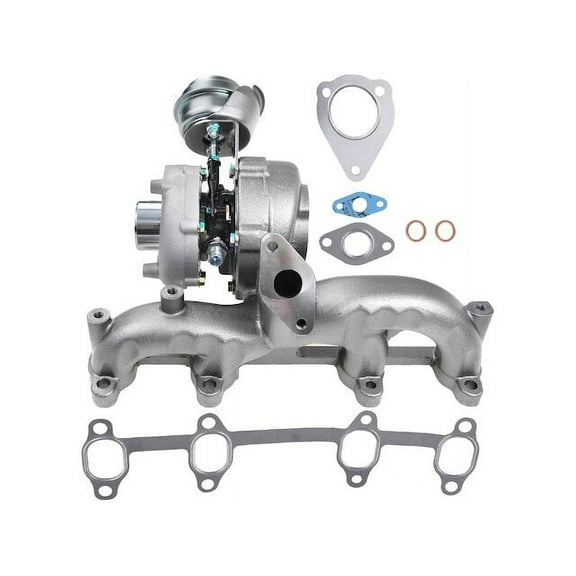 Turbocharger 1 - Compatible with 1998 - 2004 Volkswagen Jetta TDI 1.9L 4-Cylinder Turbocharged Diesel 1999 2000 2001 2002 2003