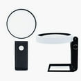 thumbnail image 3 of Crystal Clear Magnifier, Enhanced Focus Illuminated Magnifying Glass with Light for Detailed Work, Hands-Free or Handheld Design for Sewing, Diamond Painting, 3 of 5