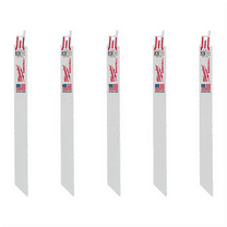 Milwaukee 48-00-5187 9" 14 TPI Thin Kerf SAWZALL Blades (5 Pack)