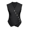 thumbnail image 2 of Sherrylily Women Waistcoat Vest Sleeveless Blazers V Neck Button Up Work Office Vests, 2 of 6