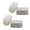 4Pcs, variant on White 8.0 Mice Button for Gaming 3 Pin 100 Million Clicks