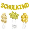 thumbnail image 1 of Star Shape Sequins Decor Balloon Kit with Ribbon School Opening Ceremony Decorative Balloons Set Party Supplies, 1 of 10