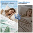 thumbnail image 2 of Tropical Plants Cooling Blanket, Lightweight Breathable Summer Throw Blanket with Double Sided Cold Effect, Country Summer Green Palm Leaves Picnic Beach Blankets Bed Sheet for Hot Sleepers 60"x80", 2 of 8