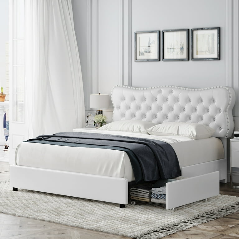 Cheap white bed frame deals