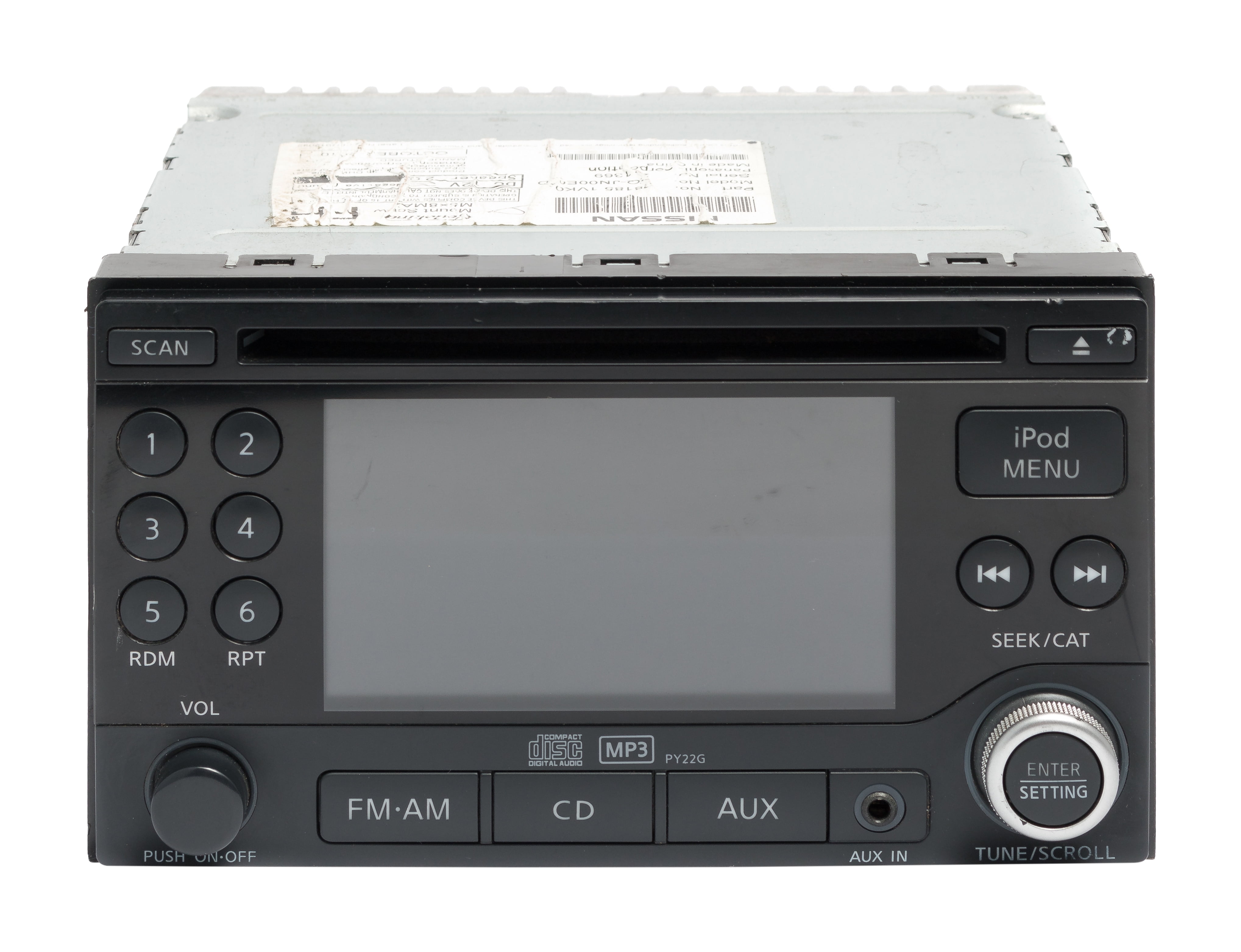 Restored 201112 Nissan Rogue AM FM Radio Single Disc CD MP3 Sat Ready 259153SG0B (Refurbished)