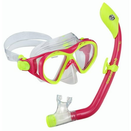 Buzz Island Snorkel Set, Junior Pink