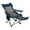 Marine, variante sur Fauteuil Inclinable de Camping Chaise Longue de Camping, Chaise Pliante de Randonnée avec Appuie-Tête, Repose-Pieds et Sac de Rangement pour Camping en Plein Air, BBQ, Grande Capacité de Poids
