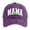 Purple, variant on Women's Adjustable Funny Mom Baseball Cap for Gifts and Casual Wear, Mini Design for Style, Lightweight for Everyday Use and Special Occasions Red