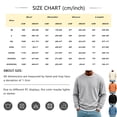 thumbnail image 3 of Mens Waffle Knit Long Sleeve Shirt Thermal Crew Neck Pullover Sweatshirt Loose Casual Cotton Undershirts Big and Tall Winter Top, 3 of 9