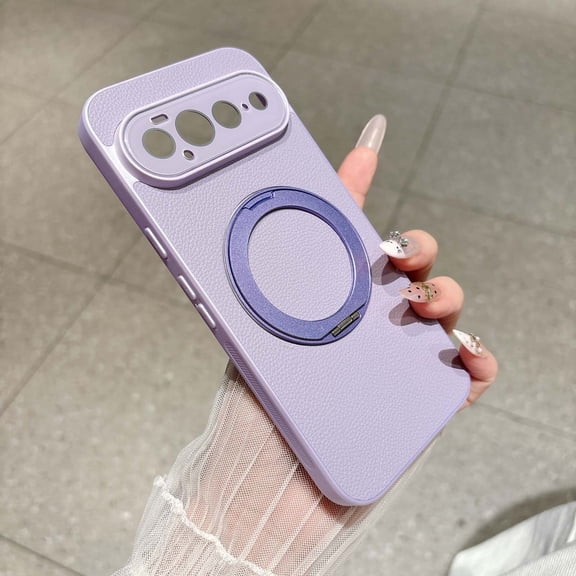 Corliven for Google Pixel 11 Pro XL Case with Kickstand, Magnetic Charging and Camera Lens Protection, Purple