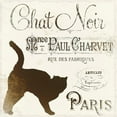 thumbnail image 3 of Sophie 6 12x12 Black Modern Framed Museum Art Print Titled - Chat Noir Paris, 3 of 5