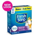 Fresh Step MultiCat Extra Strength Scented Litter with the Power of Febreze, Clumping Cat