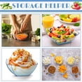 thumbnail image 4 of 50 Pcs Square Plastic Serving Bowls Disposable Snack Salad Bowl Small Party Candy Bar Containers Taco Bar Serving Dishes for Buffet Chips Fruit (8 oz,Blue), 4 of 7