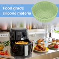 thumbnail image 2 of 2Pcs Air Fryer Silicone Pot avec Poignée Résistant à la Chaleur Réutilisable Air Fryer Silicone Pot Anti-Adhésif Air Fryer Silicone Panier, 2 of 7