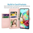 thumbnail image 2 of Galaxy A51 5G Wallet Case, Galaxy A51 6.5" PU Leather Cases, Njjex [Kickstand] Luxury PU Leather Wallet Case Flip Folio Cover [Card Slots] [Wrist Strap] Not A51 4G, 2 of 7