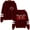 Red, variant on Jey uso Hoodie Sweatshirt Women Man Casual Pullover Fashion Wearing