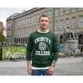thumbnail image 4 of Trinity College Men's Bottle Green /White Trinity College Seal Sweatshirt, 4 of 4