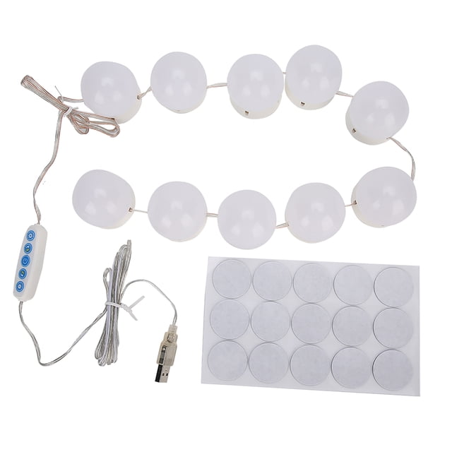 Makeup Mirror Bulb,10Pcs LED Makeup Comestic Makeup Mirror Light Cosmetic Mirror Light High-Precision Functionality