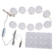 thumbnail image 1 of Kit de luces LED para espejo cosmético de maquillaje, 10 Uds., con bombilla regulable, 1 of 5