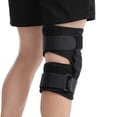 thumbnail image 4 of Protector de rodilla con placa de acero para deportes, protección antideslizante para rodillas, para correr, escalar montañas, baloncesto, 4 of 4
