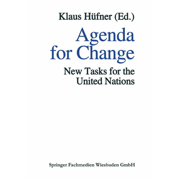Agenda for Change eBook