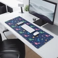 thumbnail image 2 of Long Mouse Pads for Desk,Dark Blue Space Dinosaur Pattern Desk Mats on Top Of Desks, Desk Mouse Pad Extra Large with 3mm Non-Slip Base and Stitched Edge for Gaming,Office,Work,Home 31.5"x11.8", 2 of 6