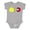 AC-Heather Grey, variant on Chick Magnet Boys or Girls Baby Bodysuit
