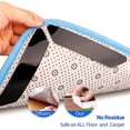 thumbnail image 4 of 24 Tapis Antidrapants Trapzodaux Lavables (noir 25*135*2mm), Tapis Antidrapant, Autocollants Antidrapants Double Face Rutilisables Sous Le Tapis,, 4 of 5