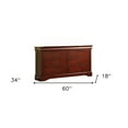thumbnail image 3 of HomeRoots 60" Cherry Manufactured Wood Six Drawer Double Dresser, 3 of 8