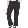 thumbnail image 1 of Pantalones Kasper Crepe Casual para mujer, negro, 24W, 1 of 2