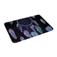 thumbnail image 2 of Fotbe Extra Durable Door Mat - Dirt Trapping Outdoor Welcome Mats - Non-Slip Outdoor Door Mats - Low Profile Front Door Mat - Indoor (16" x 24", Dreamcatcher With Colorful Feathers ), 2 of 8