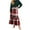 Deep Red, variant on Wutalume Women's Plaid Print Ruffled Casual Long Skirt, Loose Fit Tiered Maxi Skirt with Pleated Detail, Bohemian Style for Everyday,Brown L