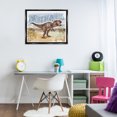 thumbnail image 4 of Stupell Industries Eclectic T-Rex in Nature Black Floating Frame Canvas Art, 31 x 25, by Raquel Maciel, 4 of 8