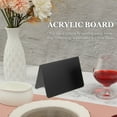 thumbnail image 3 of HERFIER 10Pcs Dry Erase Sign Acrylic Name Stand Acrylic Sign Tabletop Card Holder Acrylic Display Stand 3.93x3.14x2.36in, 3 of 8