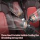thumbnail image 4 of Admirador Ventilador de coche de 3 cabezales Ventilador de refrigeración portátil para vehículos 2 velocidades Rotación de 360° Bajo nivel de ruido con caja de aromaterapia oculta Placa de número de, 4 of 8