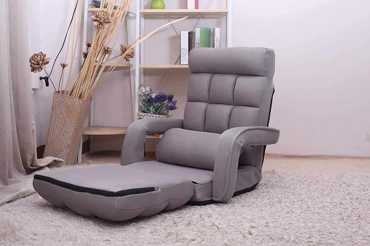 WAYTRIM Chaise Lounge Sofa Sleeper Folding Lazy Floor Gaming Chair 6