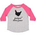 thumbnail image 3 of Inktastic Backyard Chicken Farmer Ancona Hen Girls Toddler T-Shirt, 3 of 5