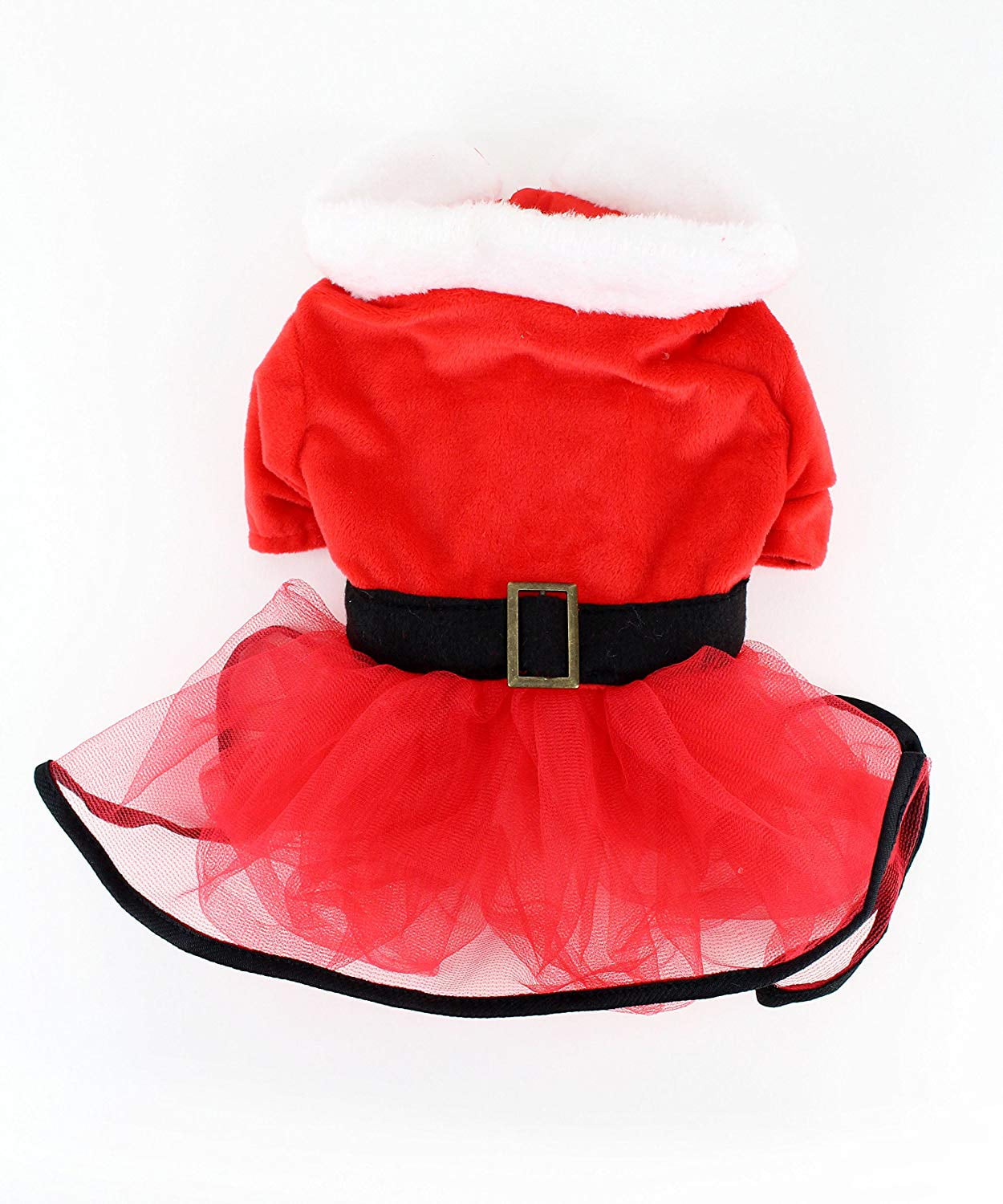 mrs claus dog dress