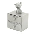 thumbnail image 2 of Boîte à Dents, Design à Ouverture de Tiroir Boîte de Conservation des Dents en Forme d'Ours Mignon Durable Robuste avec 2 Tiroirs pour Collection pour Croissance Commémoratif pour Cadeau pour Enfants Patine Verte, Ancien Boîte, 2 of 8