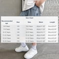 thumbnail image 3 of Maqroz Boys Cargo Denim Shorts Knee Length with Multiple Pockets Elastic Waist Casual Summer Bottoms Faded Wash Loose Fit 5-16 Years, 3 of 6