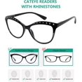 thumbnail image 4 of Eyekepper Lunettes de Lecture pour Femmes Lot de 4 Style Œil de Chat avec Strass +1.50, 4 of 6