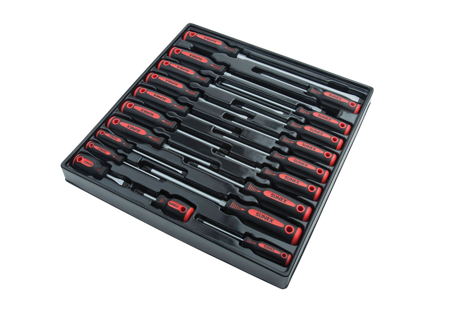 Sunex Tools 9820 20 Piece Insulated Screwdriver Set w/ Interchange Drivers 