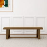 Plank+Beam 60 Classic Solid Wood Dining Bench, Bench for Dining Table